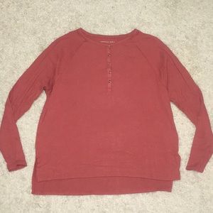 Red sweater shirt